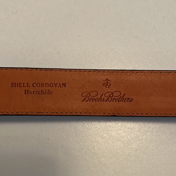 Brooks Brothers shell cordovan belt size 36